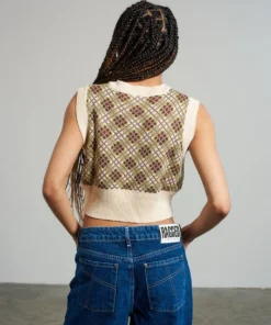 The Ragged Priest NEW ARRIVALS Kickers Classics Gingham Knit Vest