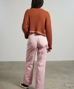 The Ragged Priest Kickers Classics Rust Cropped Knit NEW ARRIVALS