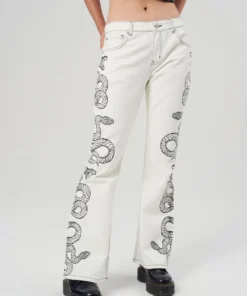 The Ragged Priest WOMEN'S Milk It Cobra Jean Ecru