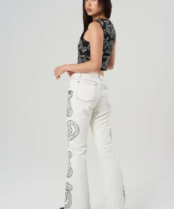 The Ragged Priest WOMEN'S Milk It Cobra Jean Ecru