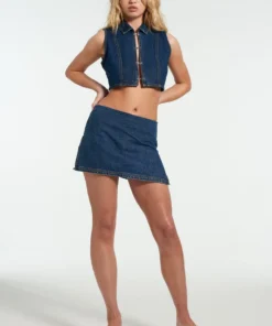The Ragged Priest NEW ARRIVALS Milk It Idle Denim Mini Skirt 8 The Ragged Priest NEW ARRIVALS Milk It Idle Denim Mini Skirt
