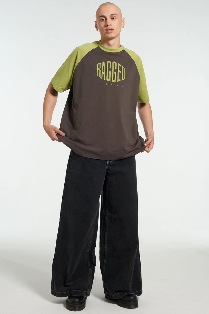 The Ragged Priest NEW ARRIVALS Ragged Logo Raglan Tee 2 The Ragged Priest NEW ARRIVALS Ragged Logo Raglan Tee