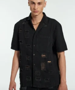 The Ragged Priest Keeper Distressed Denim Shirt