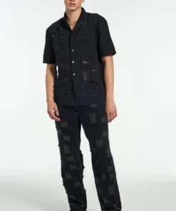 The Ragged Priest Keeper Distressed Denim Shirt 9 The Ragged Priest Keeper Distressed Denim Shirt