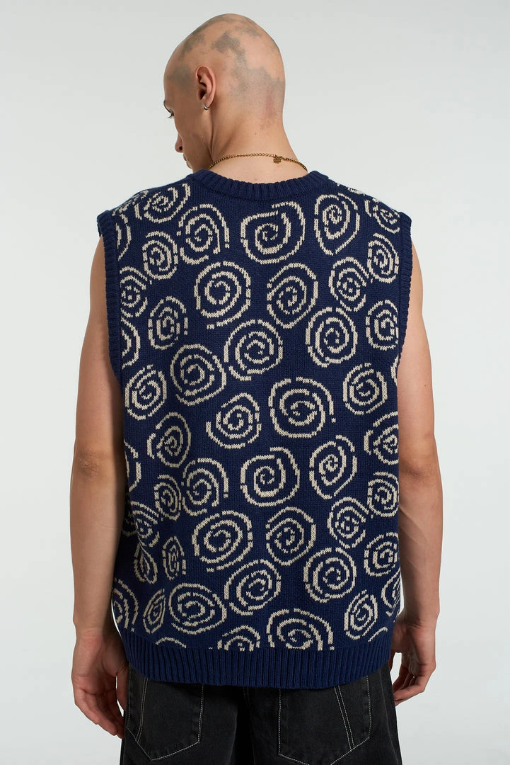 The Ragged Priest NEW ARRIVALS Confusion Knit Jumper Vest 3 The Ragged Priest NEW ARRIVALS Confusion Knit Jumper Vest