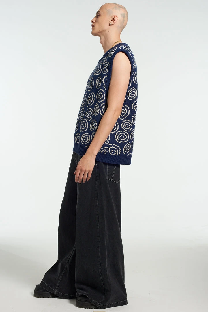 The Ragged Priest NEW ARRIVALS Confusion Knit Jumper Vest 5 The Ragged Priest NEW ARRIVALS Confusion Knit Jumper Vest