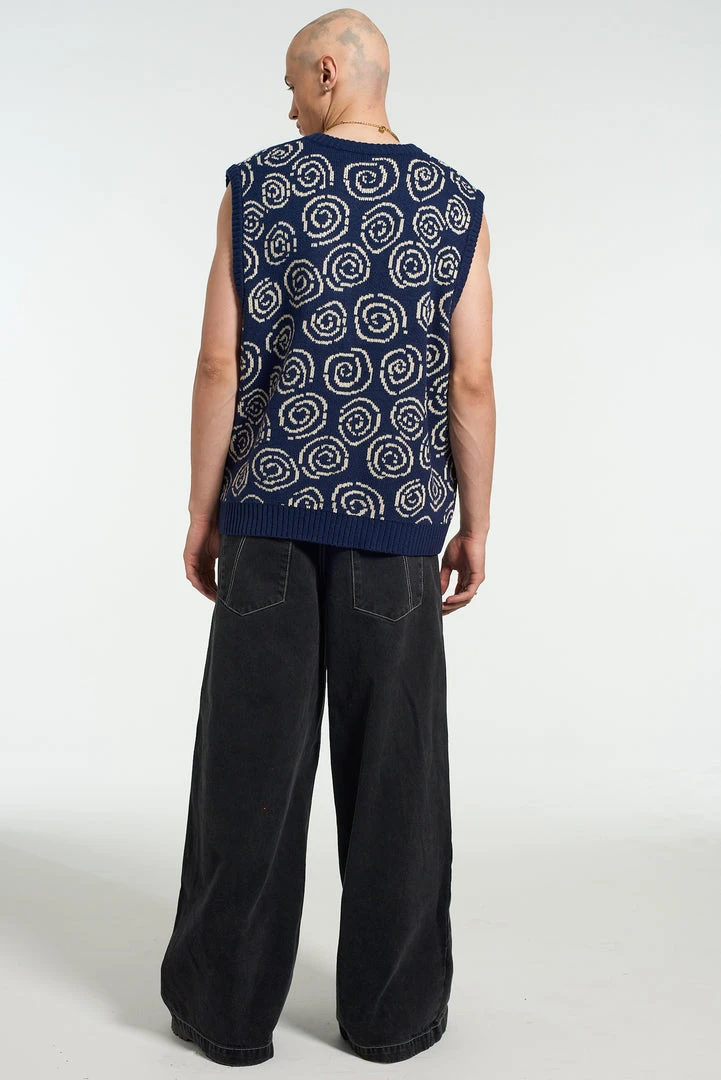 The Ragged Priest NEW ARRIVALS Confusion Knit Jumper Vest 6 The Ragged Priest NEW ARRIVALS Confusion Knit Jumper Vest