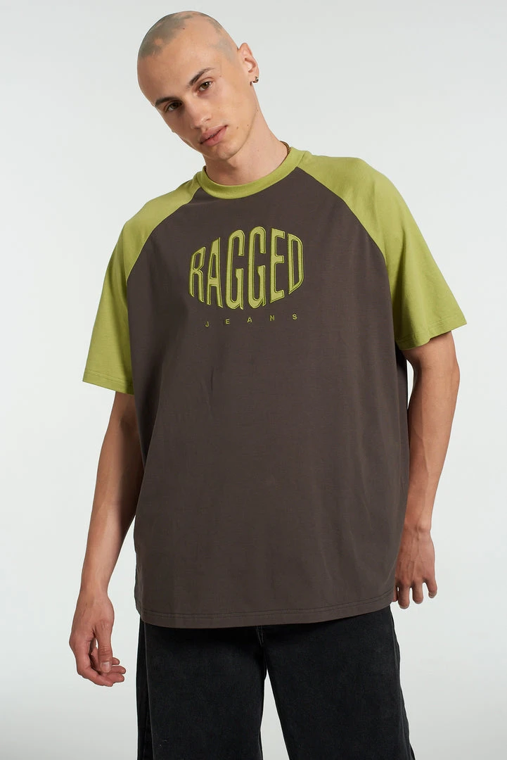 The Ragged Priest NEW ARRIVALS Ragged Logo Raglan Tee 1 The Ragged Priest NEW ARRIVALS Ragged Logo Raglan Tee