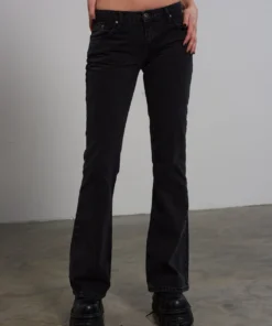 The Ragged Priest WOMEN'S Low Rider Jean - Charcoal 7 The Ragged Priest WOMEN'S Low Rider Jean - Charcoal