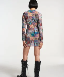The Ragged Priest NEW ARRIVALS Memories Mesh Long Sleeve Dress 10 The Ragged Priest NEW ARRIVALS Memories Mesh Long Sleeve Dress