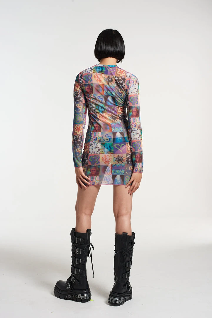 The Ragged Priest NEW ARRIVALS Memories Mesh Long Sleeve Dress 5 The Ragged Priest NEW ARRIVALS Memories Mesh Long Sleeve Dress