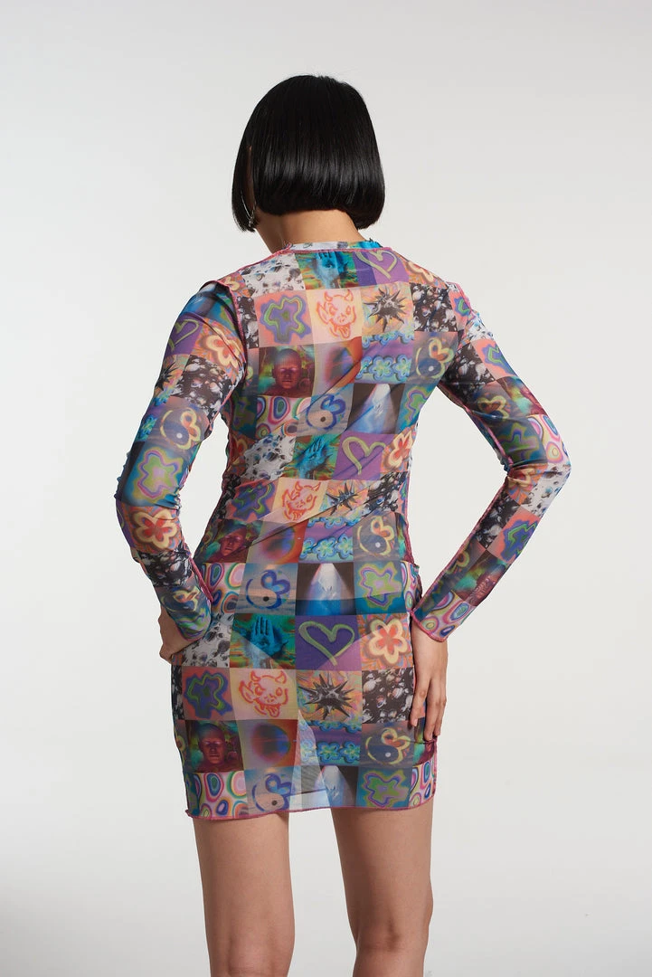 The Ragged Priest NEW ARRIVALS Memories Mesh Long Sleeve Dress 6 The Ragged Priest NEW ARRIVALS Memories Mesh Long Sleeve Dress