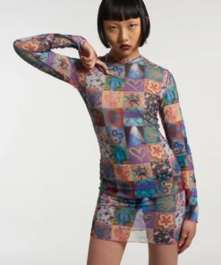 The Ragged Priest NEW ARRIVALS Memories Mesh Long Sleeve Dress 8 The Ragged Priest NEW ARRIVALS Memories Mesh Long Sleeve Dress