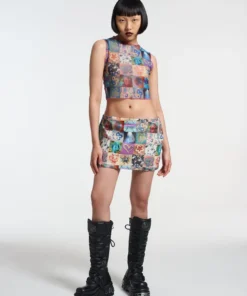 The Ragged Priest Flashback Mesh Top NEW ARRIVALS