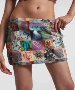 The Ragged Priest Montage Mini Skirt