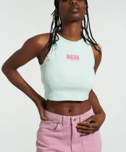 The Ragged Priest Ragged Blue Ribbed Vest