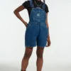 The Ragged Priest Ragged Blue Dungaree Shorts