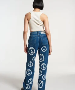 The Ragged Priest Peace Printed Dad Jean