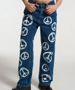 The Ragged Priest Peace Printed Dad Jean