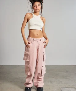 The Ragged Priest Combat Release Jean - Pink 8 The Ragged Priest Combat Release Jean - Pink