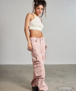 The Ragged Priest Combat Release Jean - Pink 9 The Ragged Priest Combat Release Jean - Pink