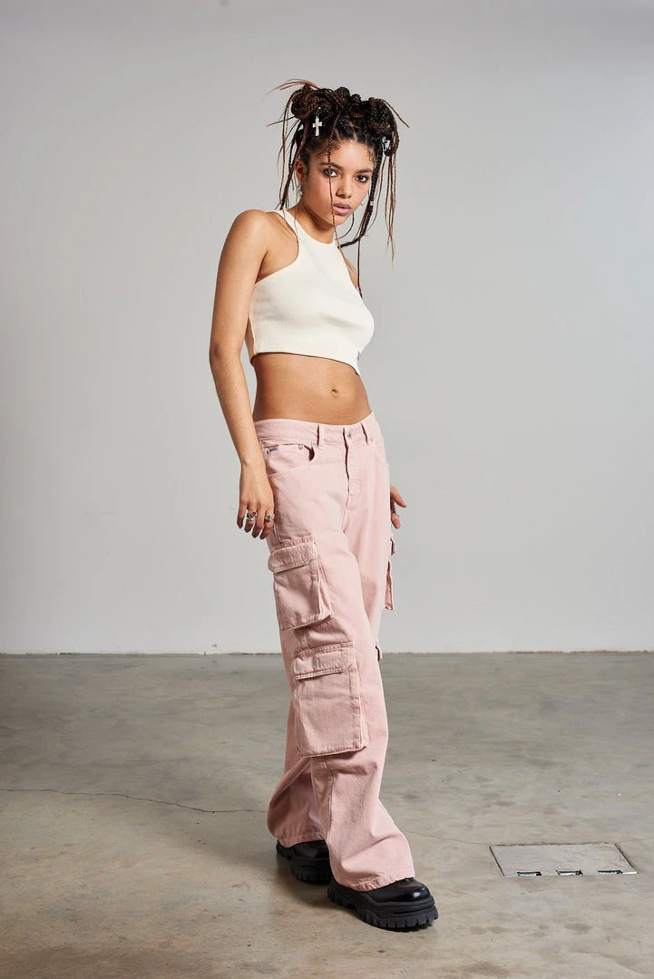 The Ragged Priest Combat Release Jean - Pink 4 The Ragged Priest Combat Release Jean - Pink