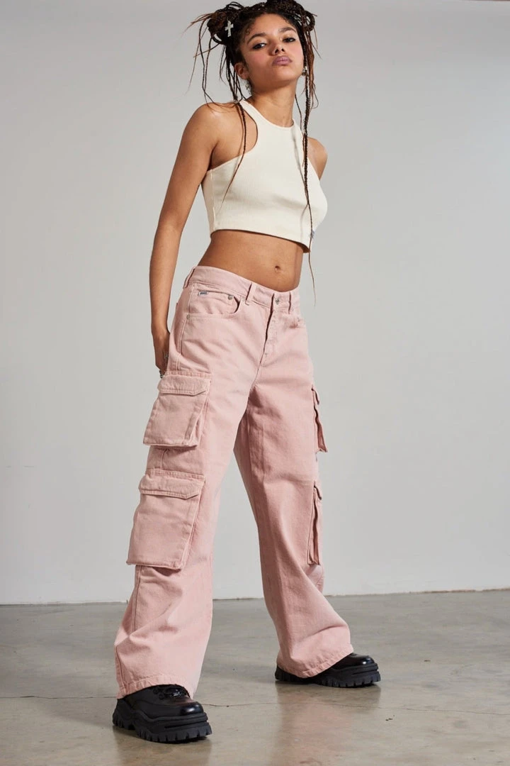 The Ragged Priest Combat Release Jean - Pink 2 The Ragged Priest Combat Release Jean - Pink