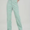 The Ragged Priest Wave Jean - Pink & Green