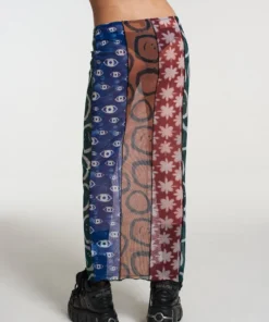 The Ragged Priest Quantum Mesh Maxi Skirt NEW ARRIVALS