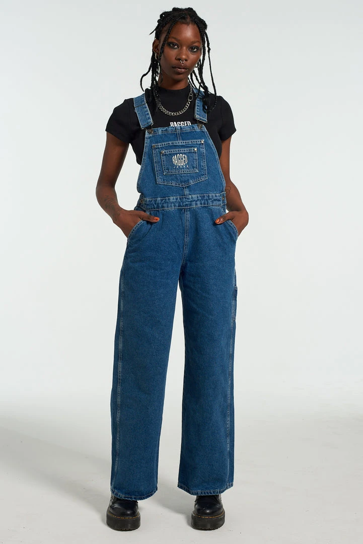 The Ragged Priest NEW ARRIVALS Ragged Blue Dungarees 1 The Ragged Priest NEW ARRIVALS Ragged Blue Dungarees