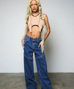 The Ragged Priest Clone Vest - Beige WOMEN'S