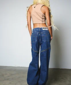 The Ragged Priest Clone Vest - Beige WOMEN'S