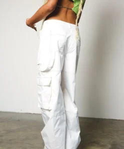 The Ragged Priest Cargo Pants White NEW ARRIVALS