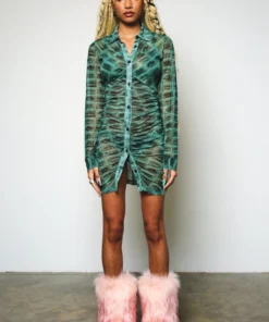 The Ragged Priest WOMEN'S Vocal Mesh Shirt Dress