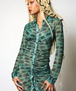 The Ragged Priest WOMEN'S Vocal Mesh Shirt Dress