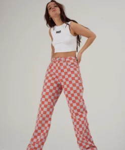 The Ragged Priest Rook Jean Red & Purple