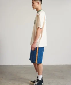 The Ragged Priest NEW ARRIVALS Ragged Short Sleeve Cream Tee