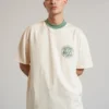 The Ragged Priest NEW ARRIVALS Ragged Short Sleeve Cream Tee