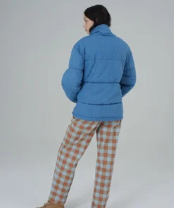 The Ragged Priest Kickers Classics Blue Denim Puffer WOMEN'S