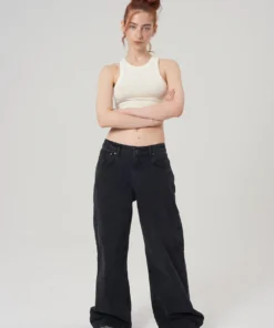 The Ragged Priest NEW ARRIVALS Organic Release Jean Charcoal