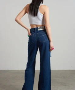 The Ragged Priest Rubic Baggy Jean Blue WOMEN'S