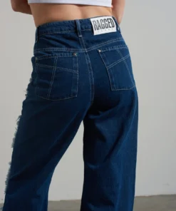 The Ragged Priest Rubic Baggy Jean Blue WOMEN'S