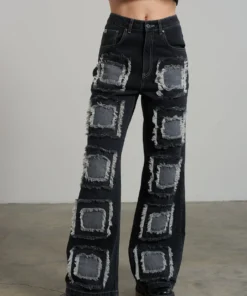 The Ragged Priest WOMEN'S Rubic Baggy Jean Charcoal