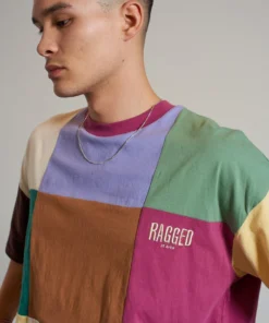 The Ragged Priest Ragged Colour Block Short Sleeve Tee NEW ARRIVALS