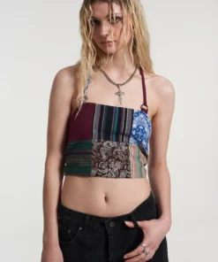 The Ragged Priest Sabotage Patchwork Vest NEW ARRIVALS