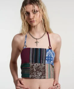 The Ragged Priest Sabotage Patchwork Vest NEW ARRIVALS