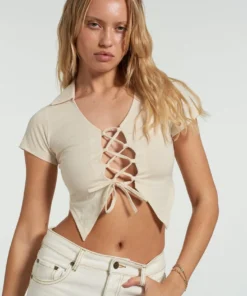 The Ragged Priest Milk It South Lace Front Top