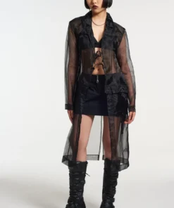 The Ragged Priest NEW ARRIVALS Gatekeeper Organza Trench Coat