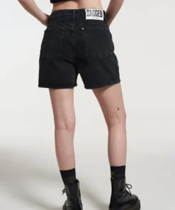 The Ragged Priest NEW ARRIVALS Yin Yang Shorts Charcoal