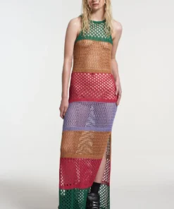 The Ragged Priest Celestial Knit Maxi Dress